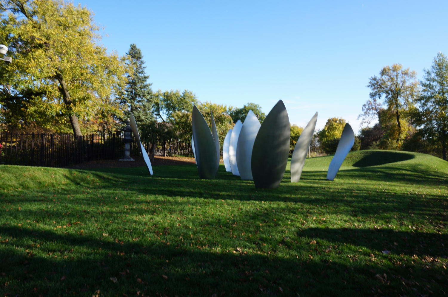 Yoko Ono's sculpture was installed in Jackson Park this fall.