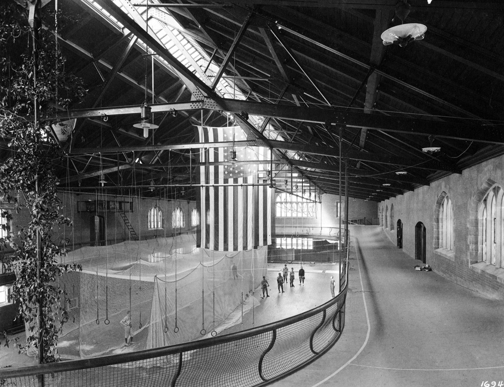 The interior of Bartlett as it looked in about 1910.