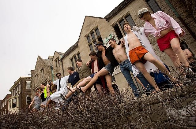 Alpha Delt Brothers held a counter-protest against Westboro in 2009.