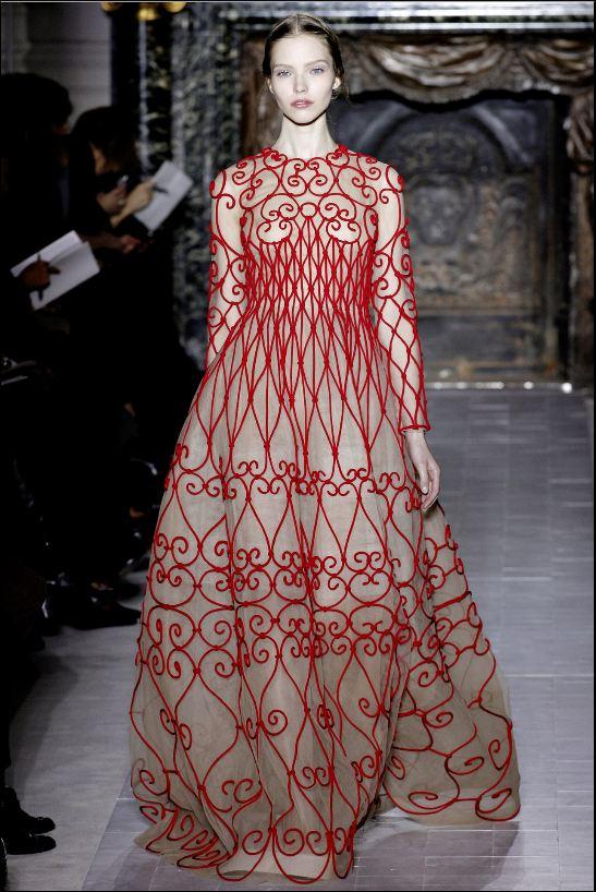 Look fetching in fencing in this Valentino that costs more than any fence.