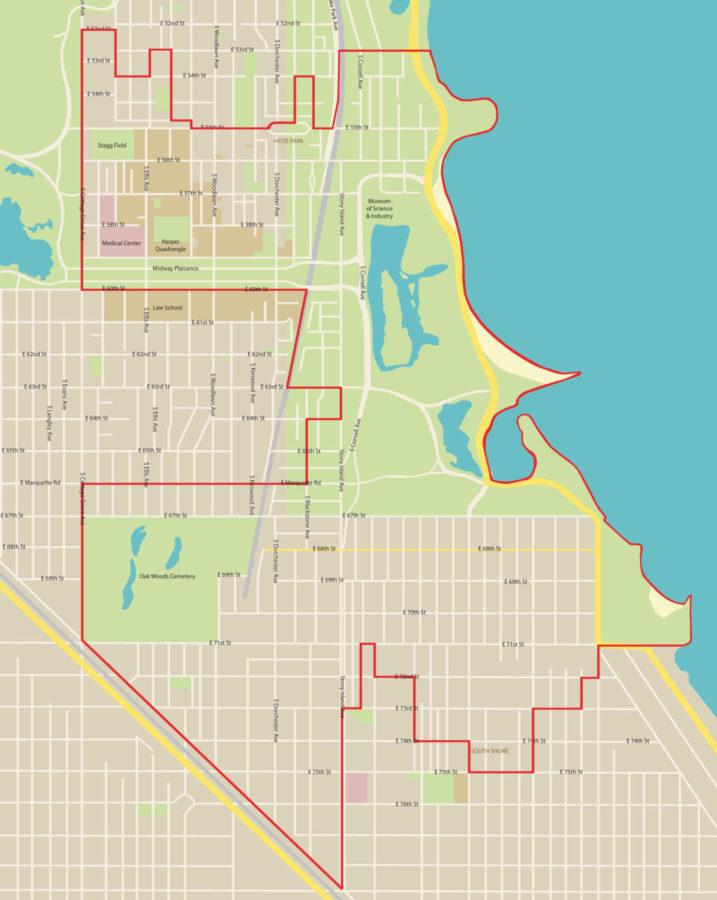 Map of the Fifth Ward.