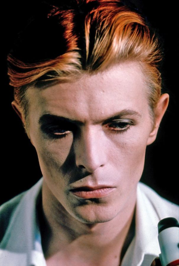 A 1976 promo shot of Bowie from The Man Who Fell to Earth.