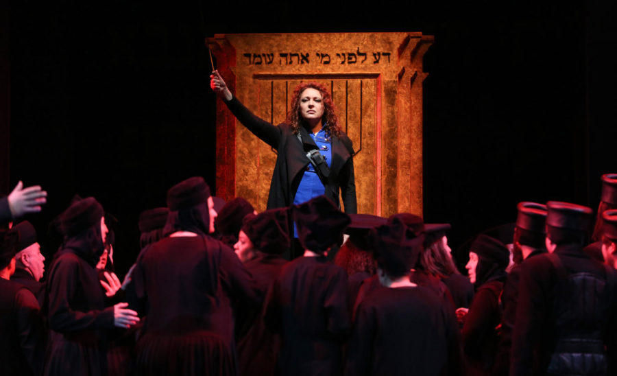Tatiana Serjan’s Abigaille commands the Babylonians—and the Lyric Opera stage—in Verdi’s Nabucco.
