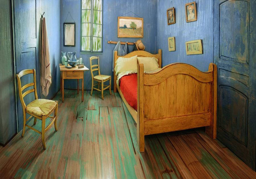 A replica of Van Gogh’s bedroom, now available for rent on Airbnb for 0 a night.  