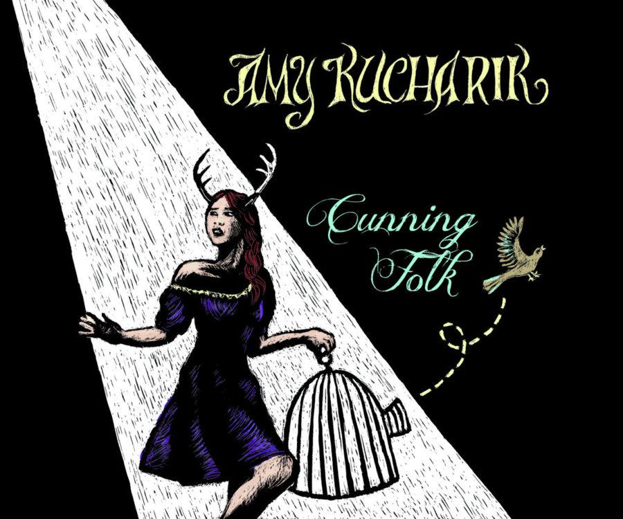 The cover of Amy Kuchariks new album, Cunning Folk.