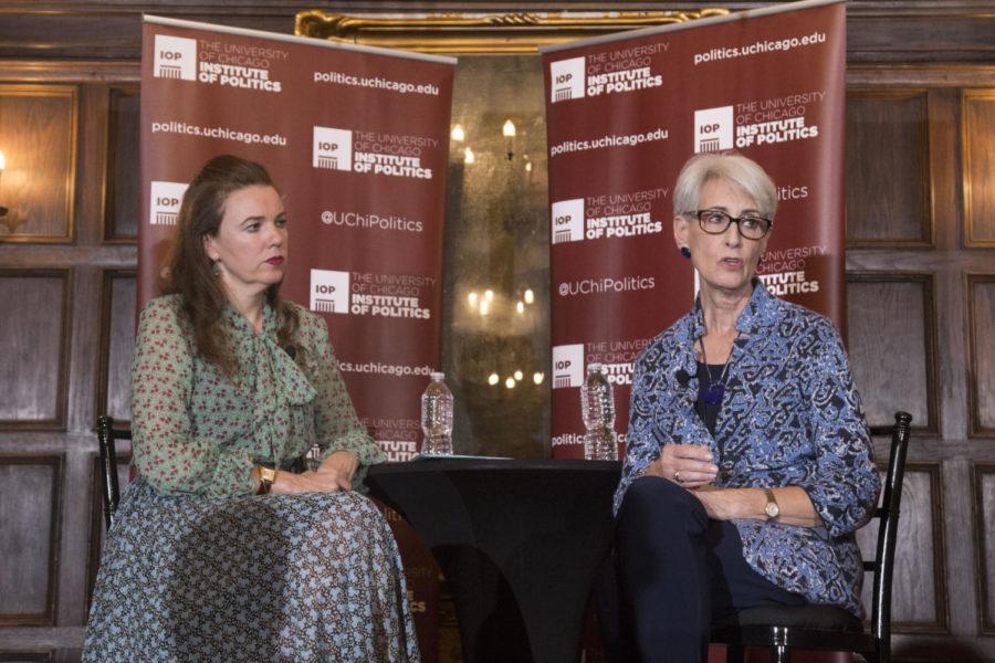 Ambassador Wendy Sherman was at the IOP on Thursday, October 6.