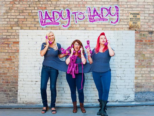 Tess Barker, Barbara Gray and Brandie Posey, are the ladies behind the podcast Lady to Lady.