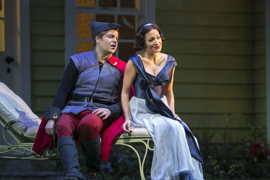 Andrew Staples and Christiane Karg star in Lyric Operas The Magic Flute.