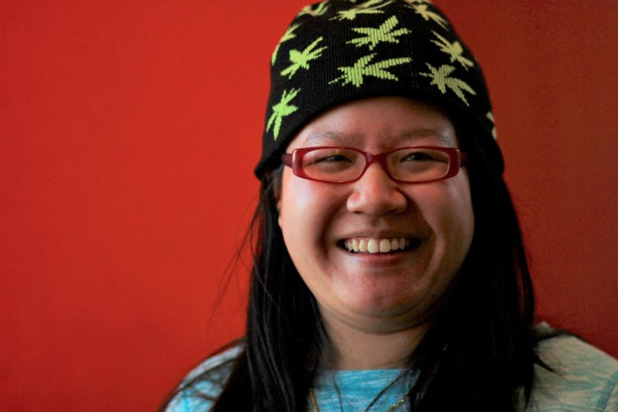 Fourth year Emily Truong has worn her signature weed hat since winter quarter of her first year.