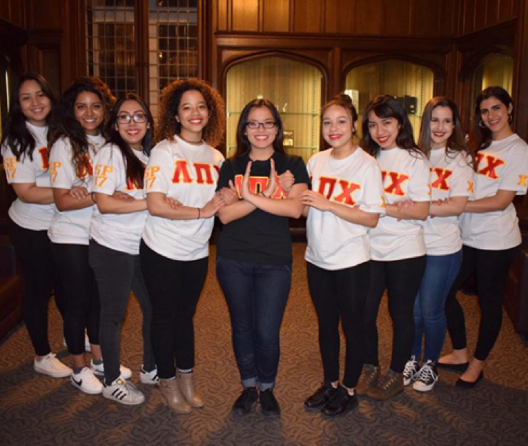 The 2017 intake class of the Chi Chapter of Lambda Pi Chi Sorority, Inc