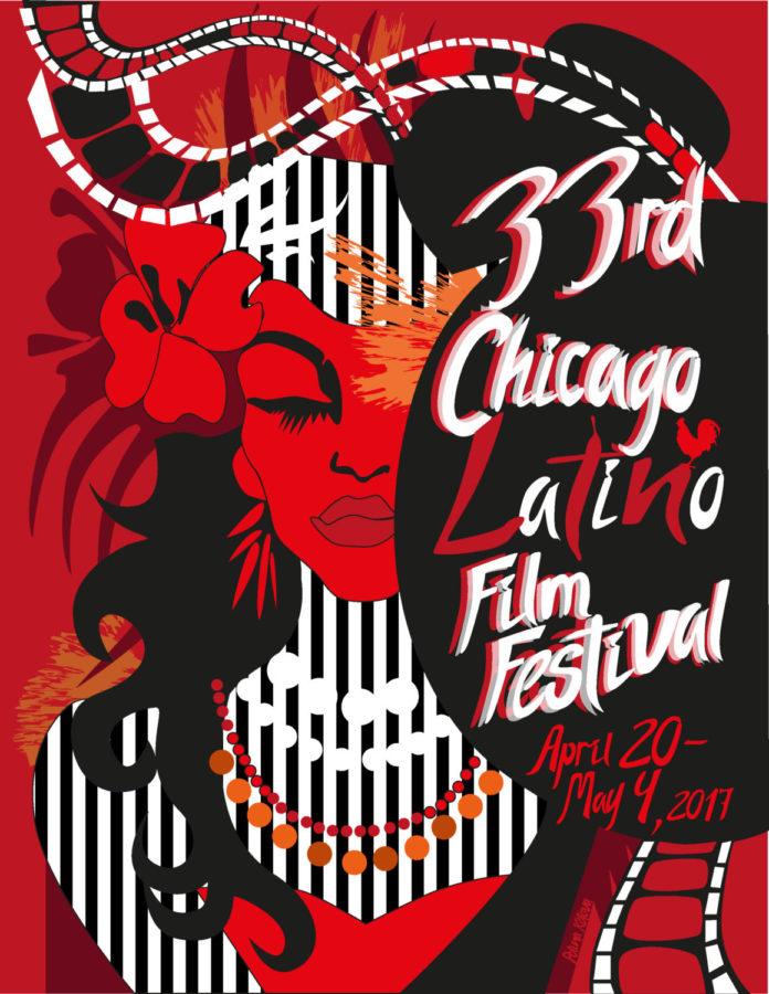 A finalist in a poster submission contest for the 33rd Chicago Latino Film Festival.