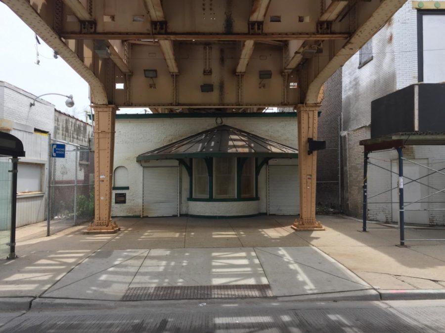 The old 1892 Garfield station stands across the street from the current Garfield Green Line station.