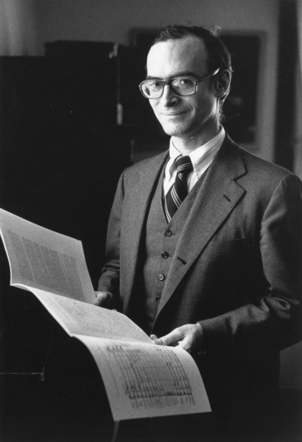 Robert W. Reneker Distinguished Service Professor of Music Philip Gossett, circa 1975.