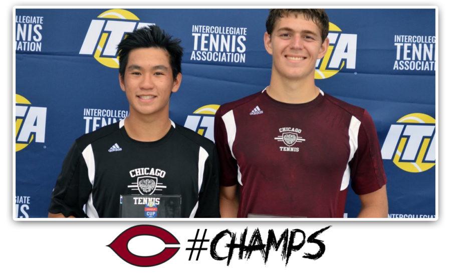 Tyler Raclin and Jeremy Yuan win the ITA Oracle Cup.