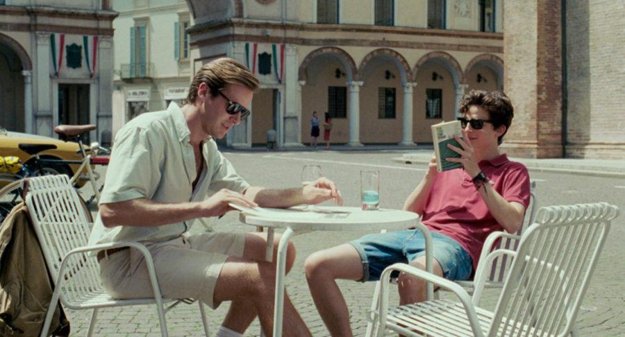 Oliver+%28Armie+Hammer%29+and+Elio+%28Timoth%C3%A9e+Chalamet%29+are+the+unlikely+lovers+at+the+center+of+Luca+Guadagninos+latest+drama.