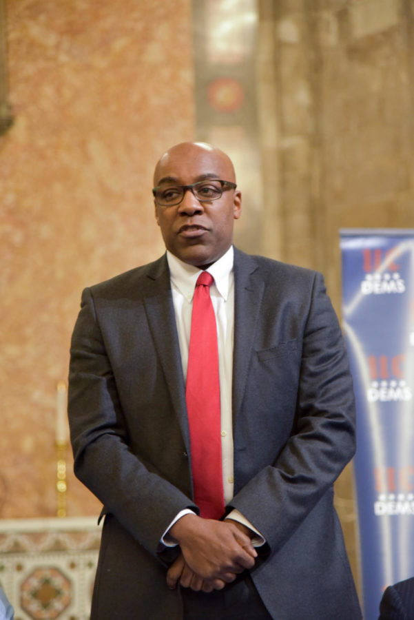 Kwame Raoul represents parts of Hyde Park in the State Senate and is running to be Illinoiss Attorney General.