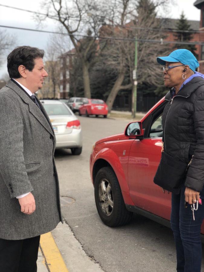 Piemonte spoke to a constituent who described herself as The Queen of 71st Street, a long time Fifth Ward resident who intends to vote for Piemonte because she is ready for change.