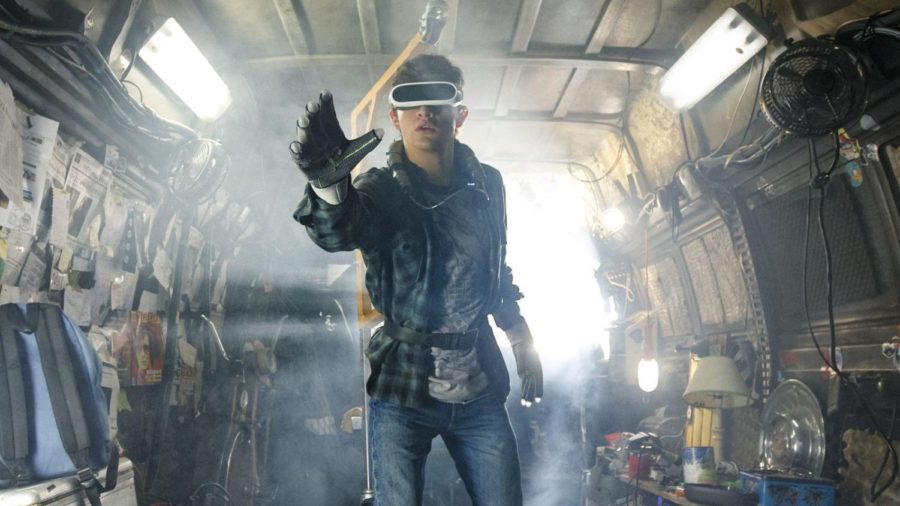 Tye Sheridan plays Wade, who escapes dystopian near-future Earth by adventuring through a glitzy virtual reality.
