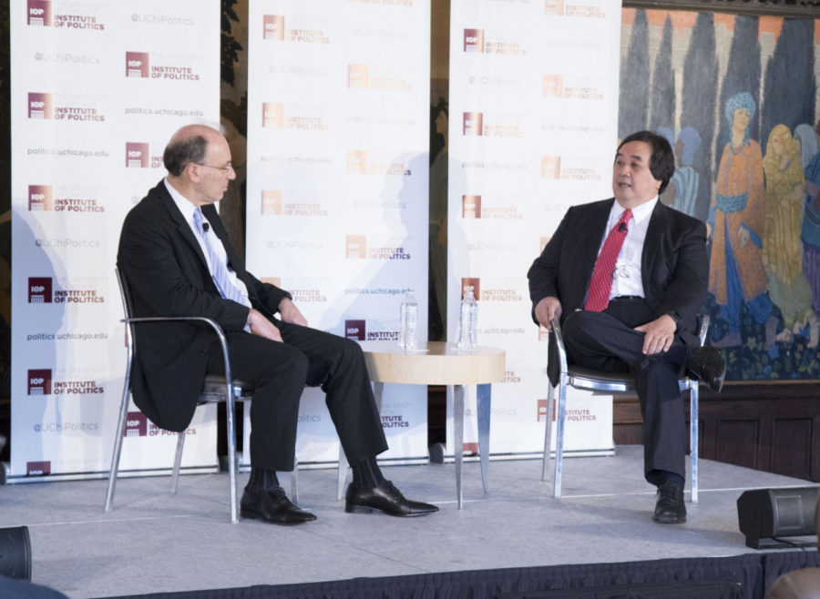 Harold Hongju Koh, former Yale Law School dean and former legal adviser to the State Department, sits down with Law School professor David Strauss.