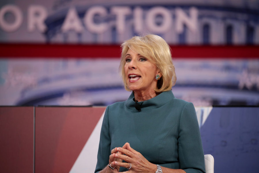Secretary of Education Betsy DeVos is awaiting public comment on updated guidelines surrounding universities handling of sexual assault.