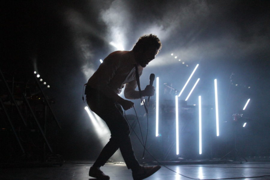 Passion Pit frontman Michael Angelakos dazzles at the Riviera Theater, but to little avail.