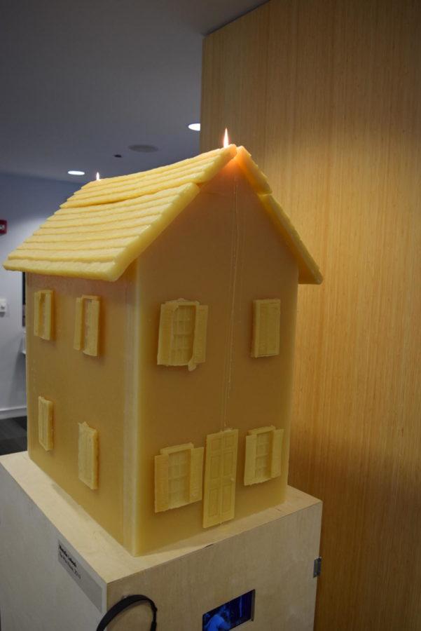 Natalie Lobach, an undergraduate at the School of the Art Institute of Chicago, created “The Wax House.