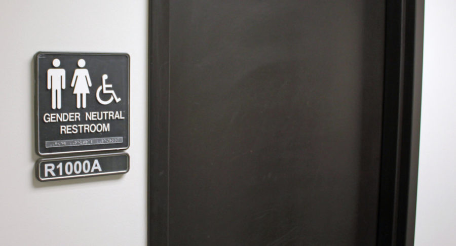 A+gender+neutral+bathroom+sign