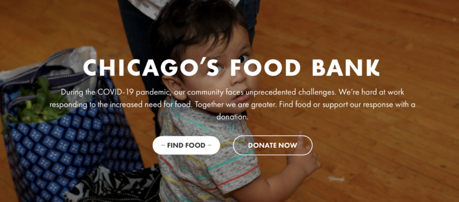 Chicagos Food Bank is still accepting donations and volunteers.