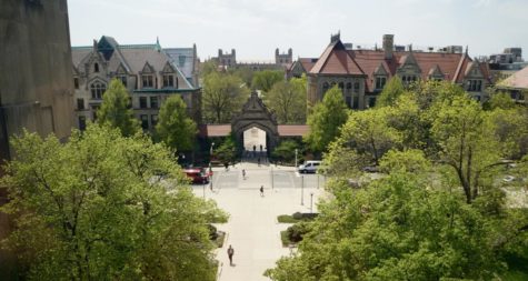An image of UChicago campus from the Reg
