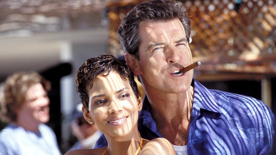 Halle Berry and Pierce Brosnan in Die Another Day, which Im calling a rom-com because I can.