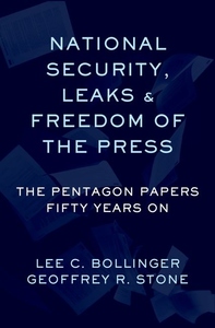 All three participants of the seminar were contributors to the recently published National Security, Leaks, and Freedom of the Press.