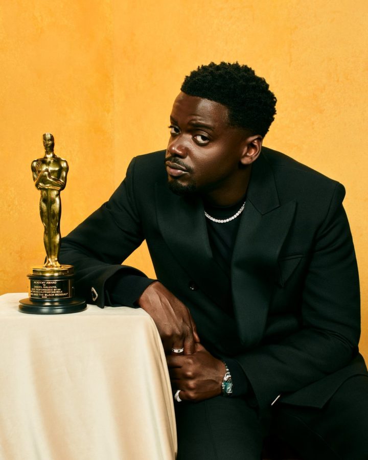 Daniel Kaluuya, Best Supporting Actor for his role of Fred Hampton in Judas and the Black Messiah, thanked his parents as he collected his tiny gold statue.