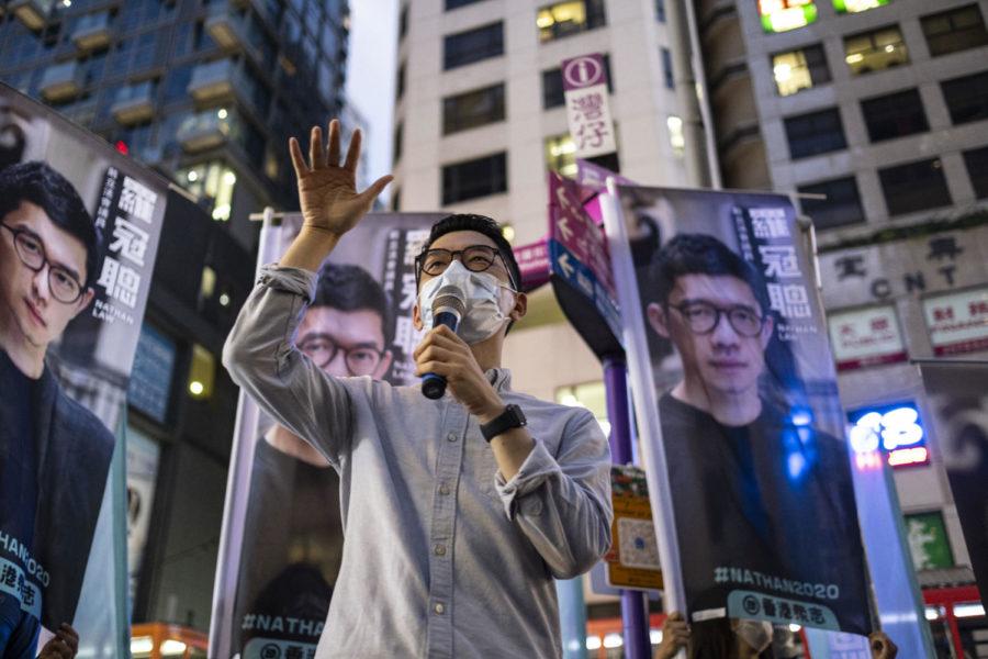 Nathan Law is a pro-democracy Hong Kong activist who is currently in London under political asylum.
