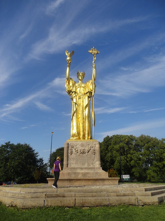 The statue of The Republic in Jackson Park has been flagged for review.