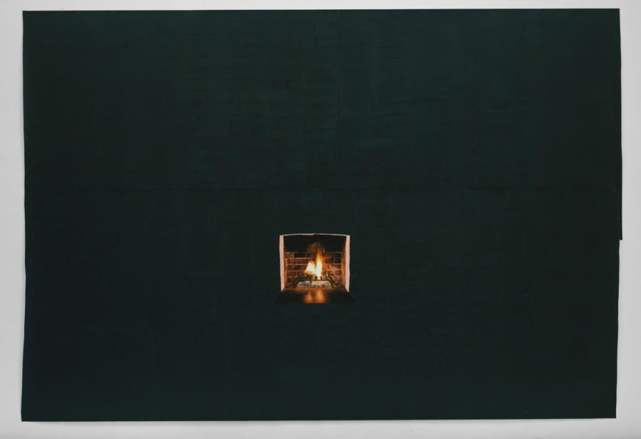 Toba Khedooris Untitled (Black Fireplace) is currently on display through December 19th as a part of the Smart Museums Toward Common Cause exhibition.