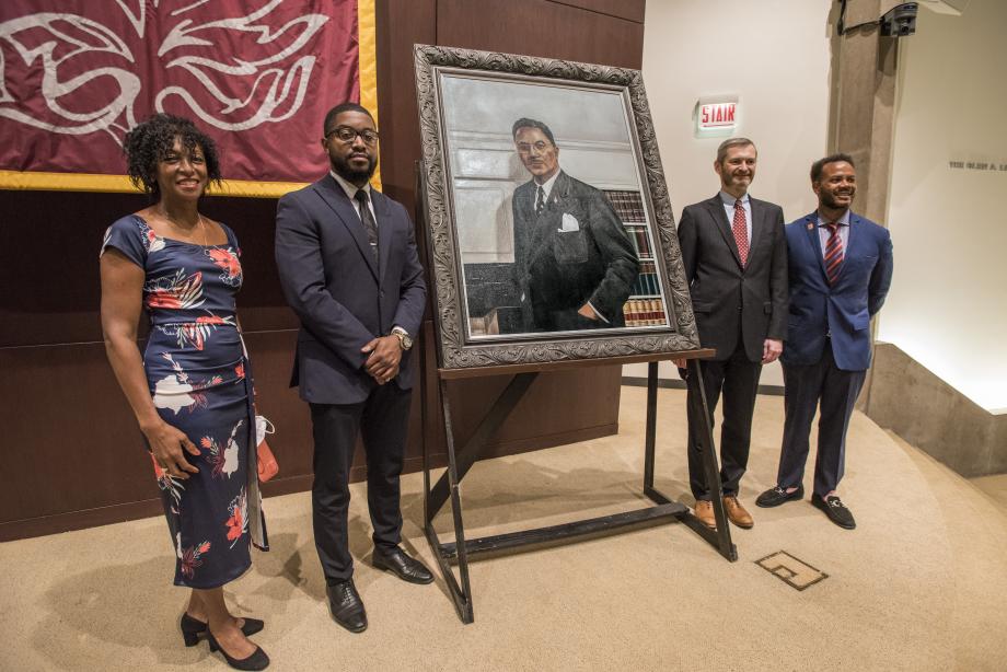 Law School Unveils Portrait Of First Black Graduate, Earl B. Dickerson ...