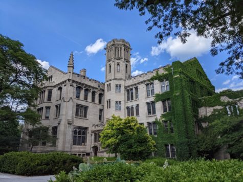 Rosenwald Hall on a sunny summer day.