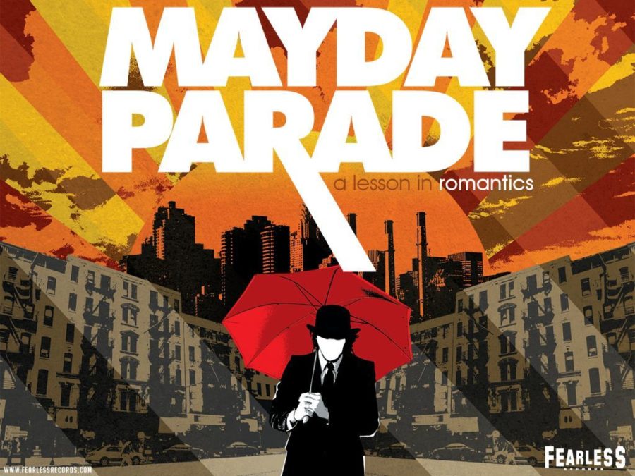 The cover of Mayday Parades 2007 album, A Lesson In Romantics.