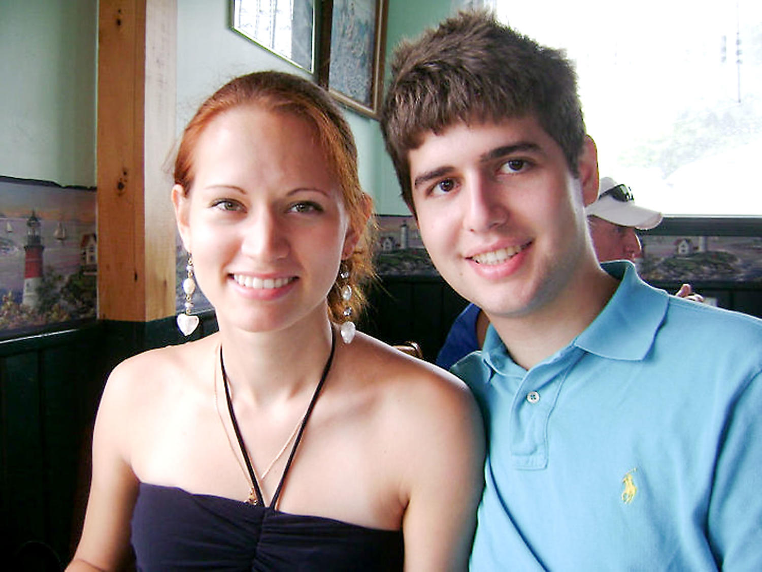 Tanya Alimova (A.B. '11) and her fiance fourth-year Daniel Straus in a restaurant in Chester, Nova Scotia.