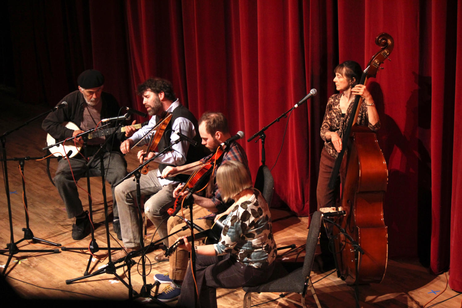 Old time band Bigfoot plays the last set at Sunday's show.