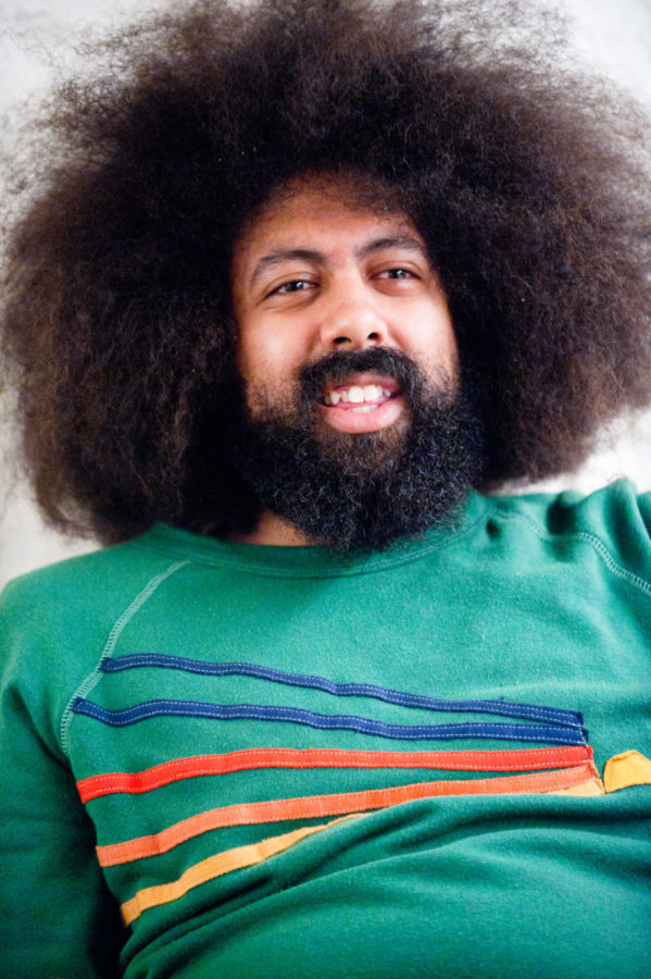 Comedian Reggie Watts speaks with the Maroon before his performance Saturday night at Mandel Hall.