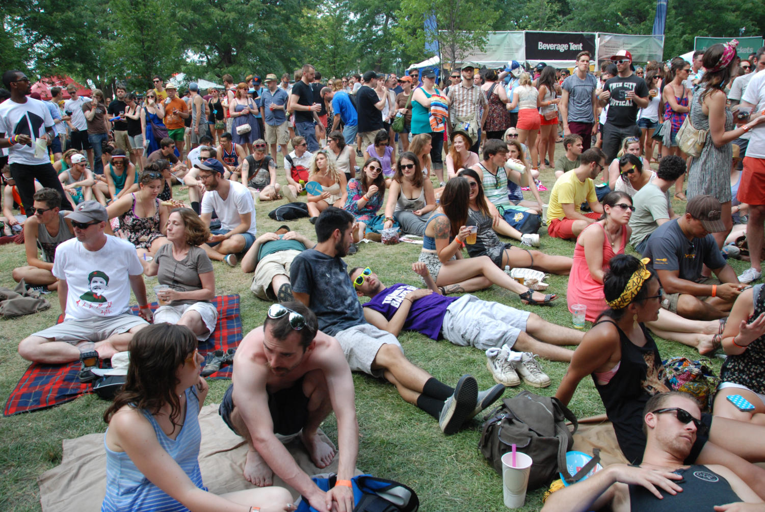 The Pitchfork Music Festival was an eclectic mix this year with lots of crowds despite the heat.