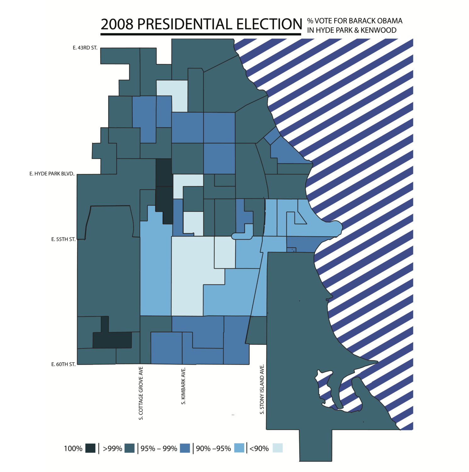 The result of 2008's presidential election.