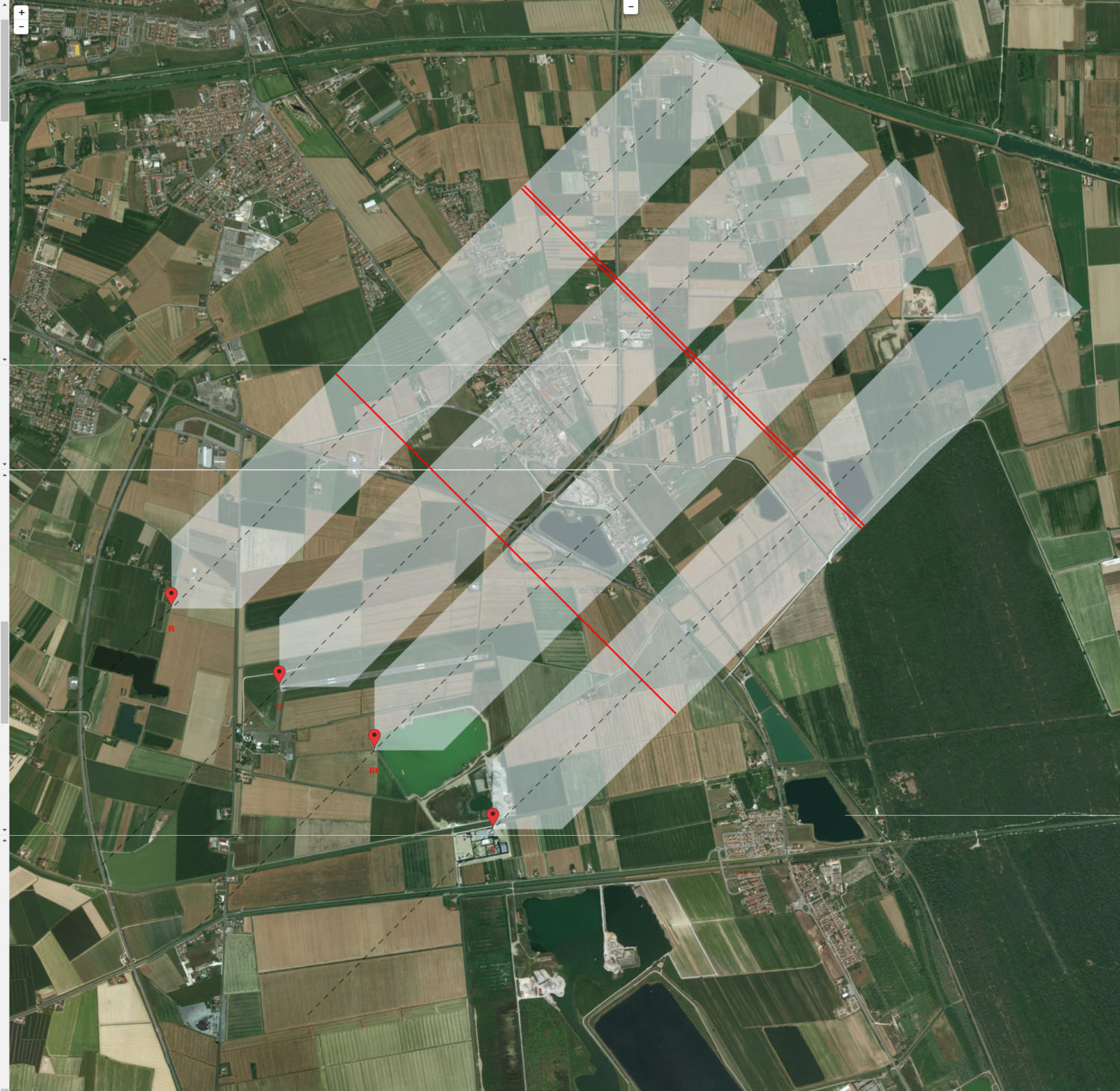 Galda's self-designed application provides flight path visualization.