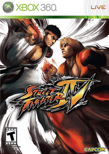Box cover of Capcom's Street Fighter IV