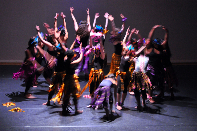 RBIM members perform a dance during a rehearsal for their upcoming shows (Friday and Sunday).