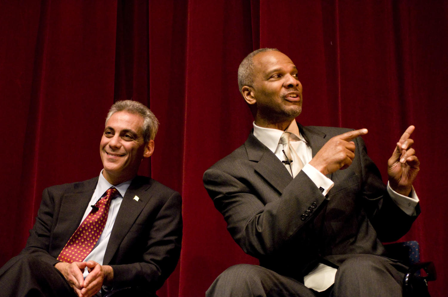 Walls gave remarks during the mayoral debate.