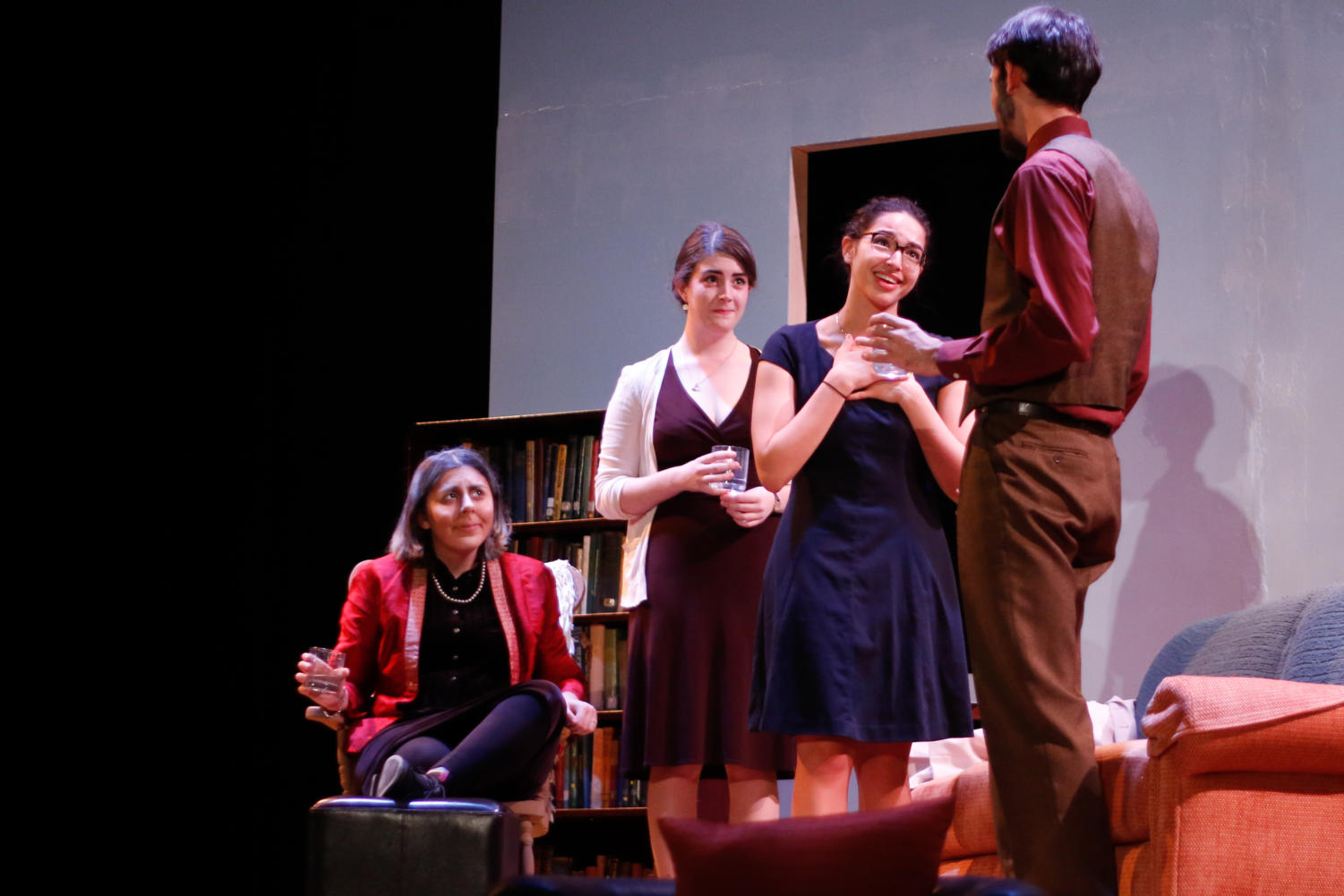 The play's main character, the social-activist Emma Joseph (played by second-year Sophie Hoyt) comes on a family visit after graduating law school.