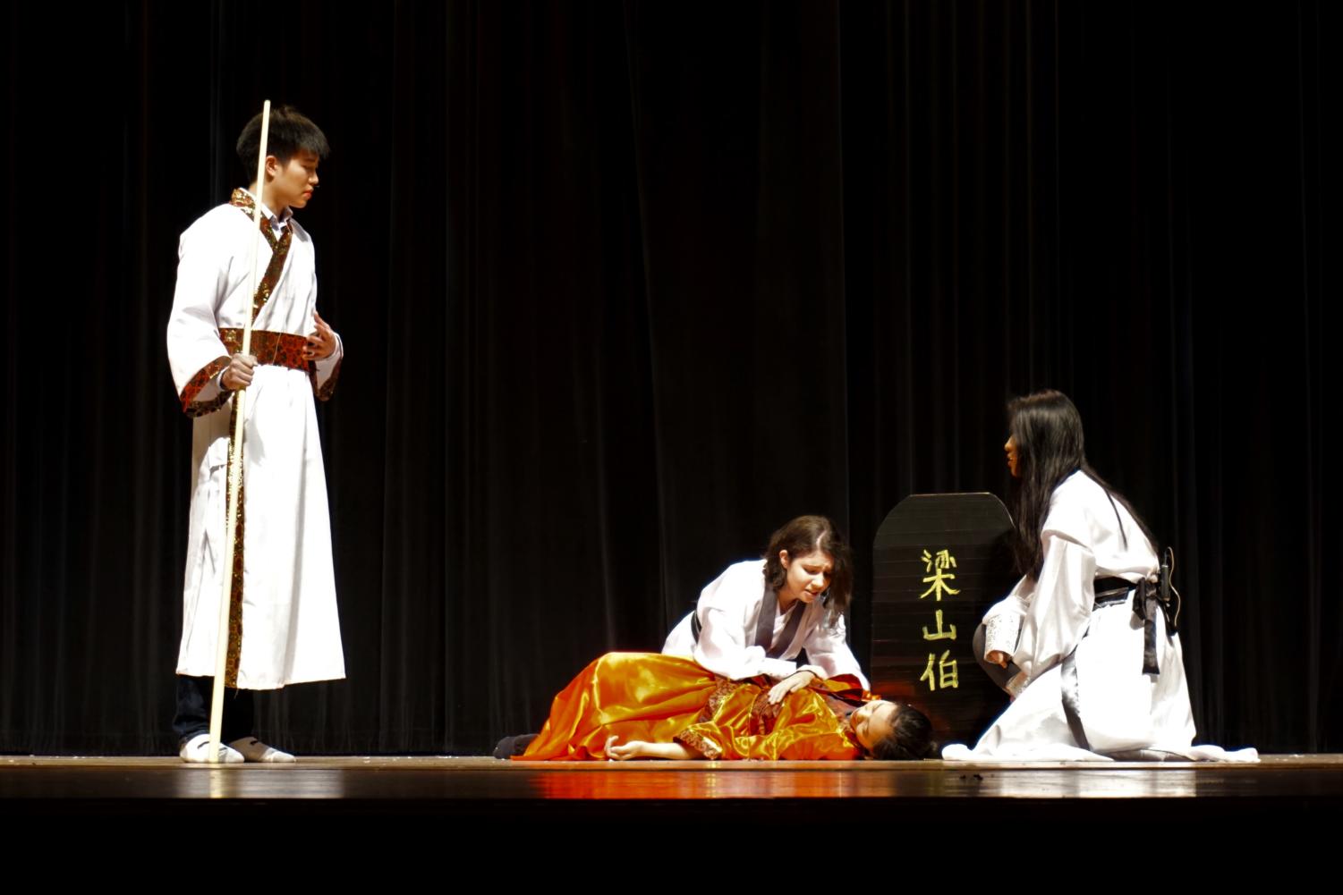 Students perform in CUSA's adaptation of the ancient Chinese legend, The Butterfly Lovers.