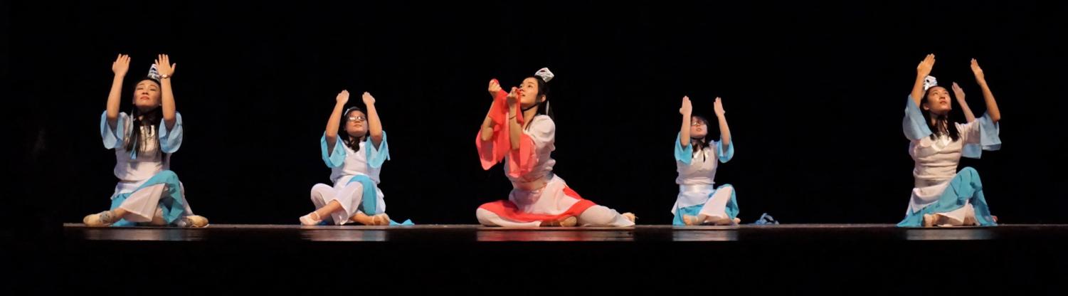 Dancers perform traditional Chinese dance in CUSA's adaptation of ancient Chinese legend, The Butterfly Lovers.